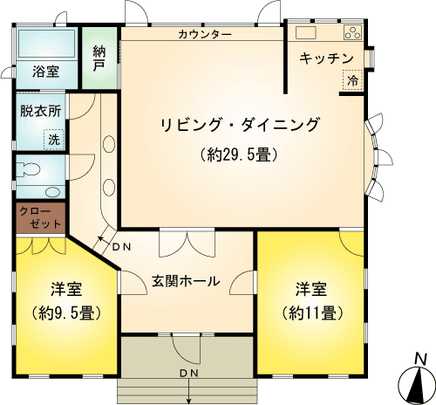 Floor plan. 43 million yen, 2LDK + S (storeroom), Land area 826.44 sq m , Building area 133.73 sq m