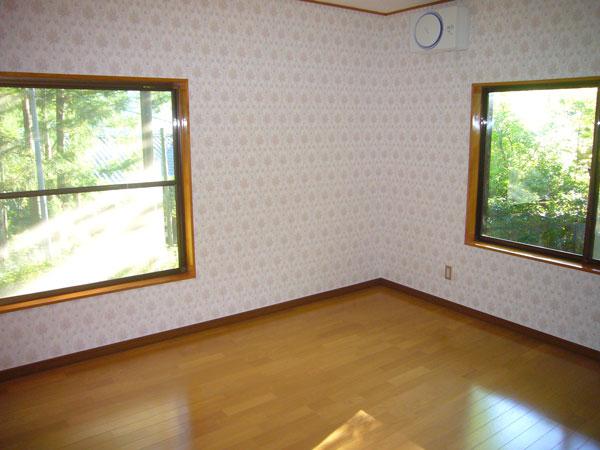 Non-living room. South and west of the opening. Floor flooring. Room dryer