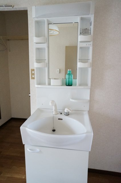 Washroom. It is a convenient independent vanity