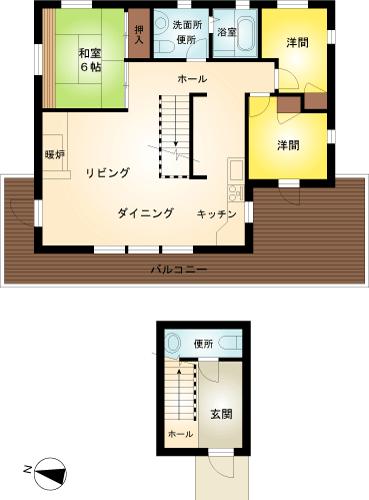 Floor plan. 30 million yen, 3LDK, Land area 1,524 sq m , Building area 142.23 sq m