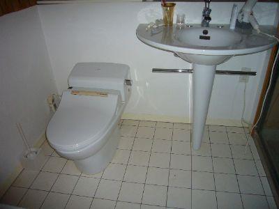 Toilet. toilet, Wash basin