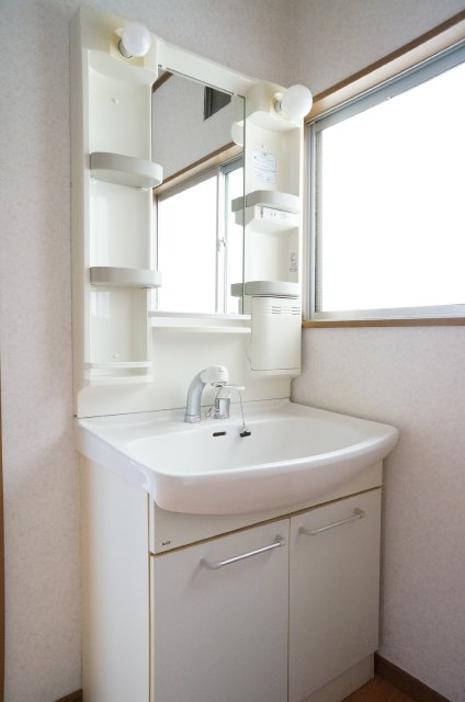 Washroom. Beautiful independent vanity