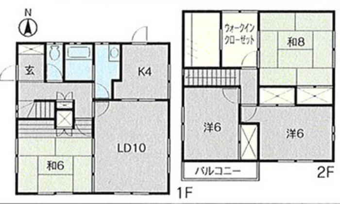 Floor plan. 10 million yen, 4LDK + S (storeroom), Land area 89.25 sq m , Building area 108.32 sq m
