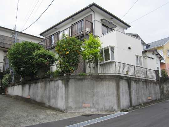 Local appearance photo. Northeast ・ Southeast corner lot.  Since there is a large Shed and Shed Small, Storage of outdoors
