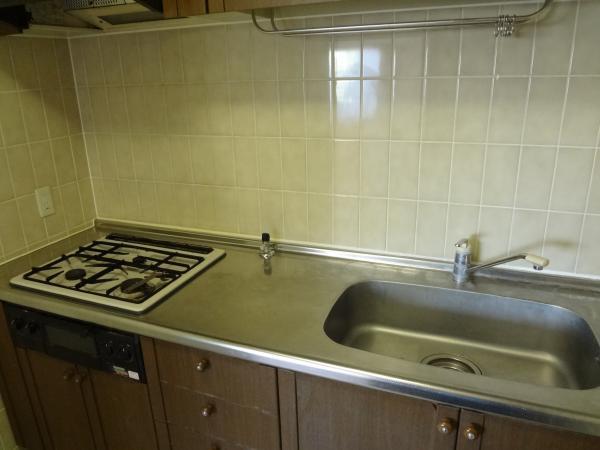 Kitchen. The kitchen is a gas stove.