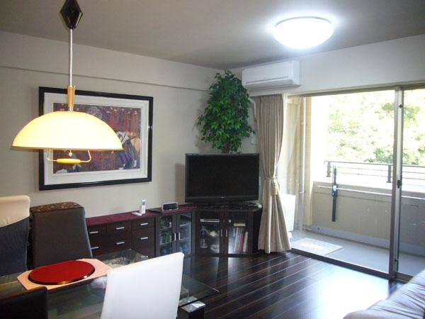 Living. It is a living-dining of about 11.1 quires. Bright sun stabbing wraps the entire room.