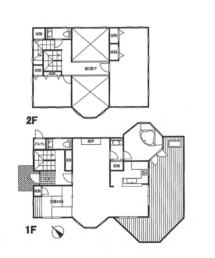Floor plan. 46 million yen, 3LDK, Land area 522 sq m , Building area 141.95 sq m