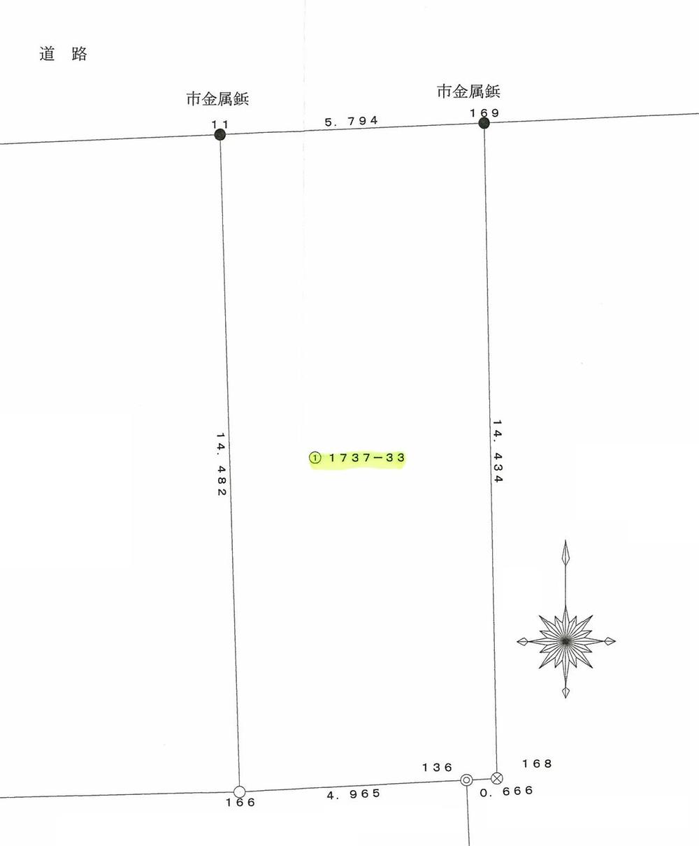 Compartment figure. Land price 22,300,000 yen, Land area 82.57 sq m survey map
