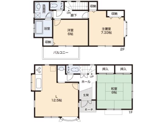 Floor plan. 19,800,000 yen, 3LDK, Land area 130.74 sq m , Building area 86.11 sq m floor plan