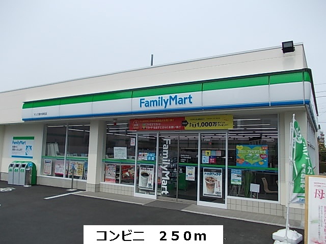 Convenience store. 250m to a convenience store (convenience store)