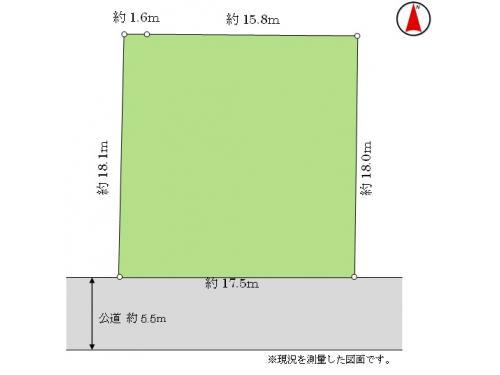 Compartment figure. Land price 55 million yen, Land area 318.74 sq m