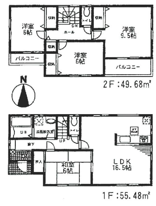 Floor plan. (13 Building), Price 28.8 million yen, 4LDK, Land area 137.12 sq m , Building area 105.16 sq m