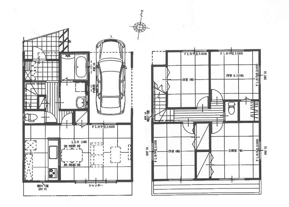 Floor plan. 17,900,000 yen, 4LDK, Land area 99.06 sq m , Building area 97.5 sq m