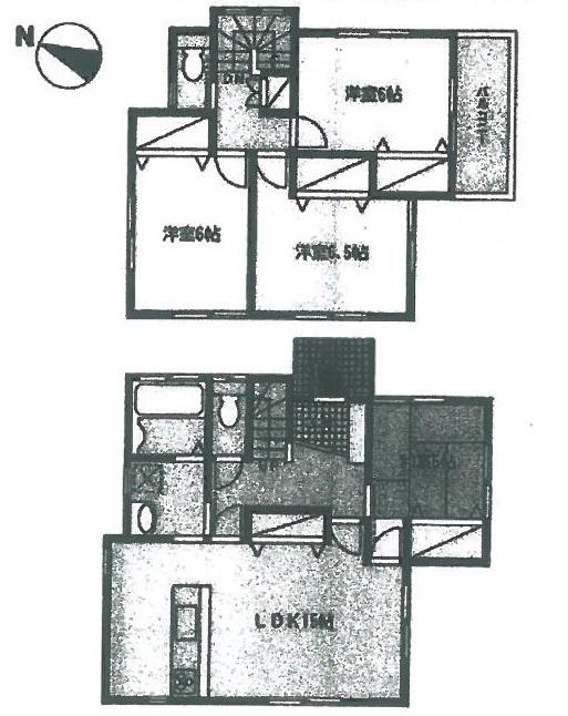 Floor plan. (C Building), Price 26,800,000 yen, 4LDK, Land area 120.03 sq m , Building area 96.47 sq m