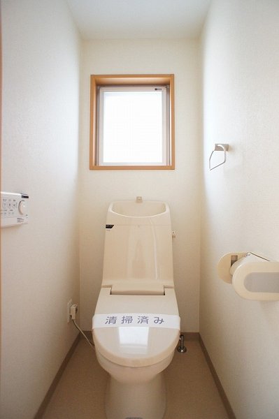 Toilet. Comfortable with warm water washing toilet seat to the toilet