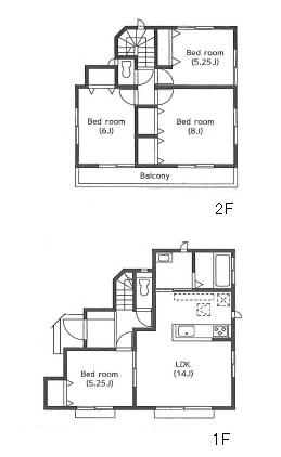 Floor plan. (G Building), Price 25,900,000 yen, 4LDK, Land area 101.55 sq m , Building area 90.46 sq m