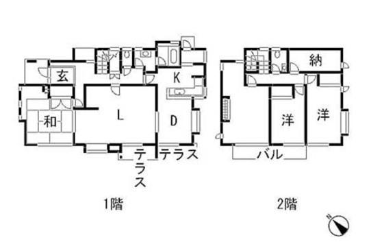 Floor plan. 36.5 million yen, 4LDK+S, Land area 365.45 sq m , Building area 159.68 sq m