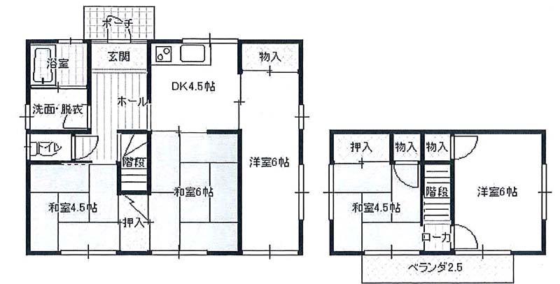 Floor plan. 13.8 million yen, 5DK, Land area 153.13 sq m , Building area 81.14 sq m