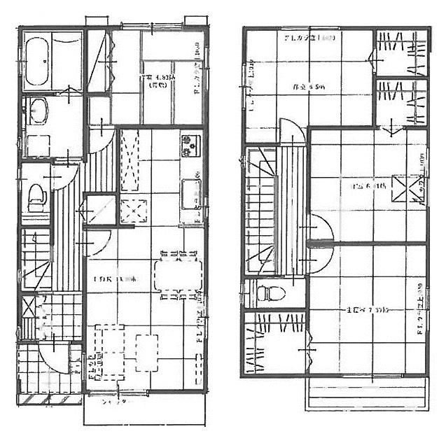 Floor plan. 26,400,000 yen, 4LDK, Land area 109 sq m , Building area 98.4 sq m