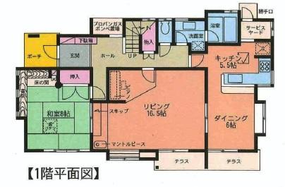 Floor plan. 36.5 million yen, 4LDK + S (storeroom), Land area 365.45 sq m , Building area 159.68 sq m
