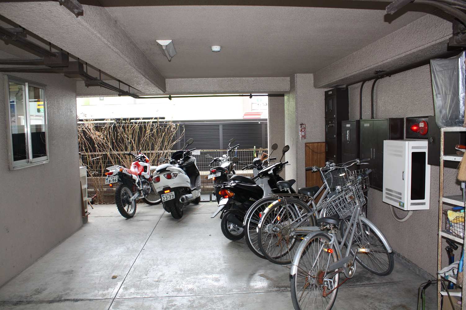 Other common areas. Bicycle-parking space