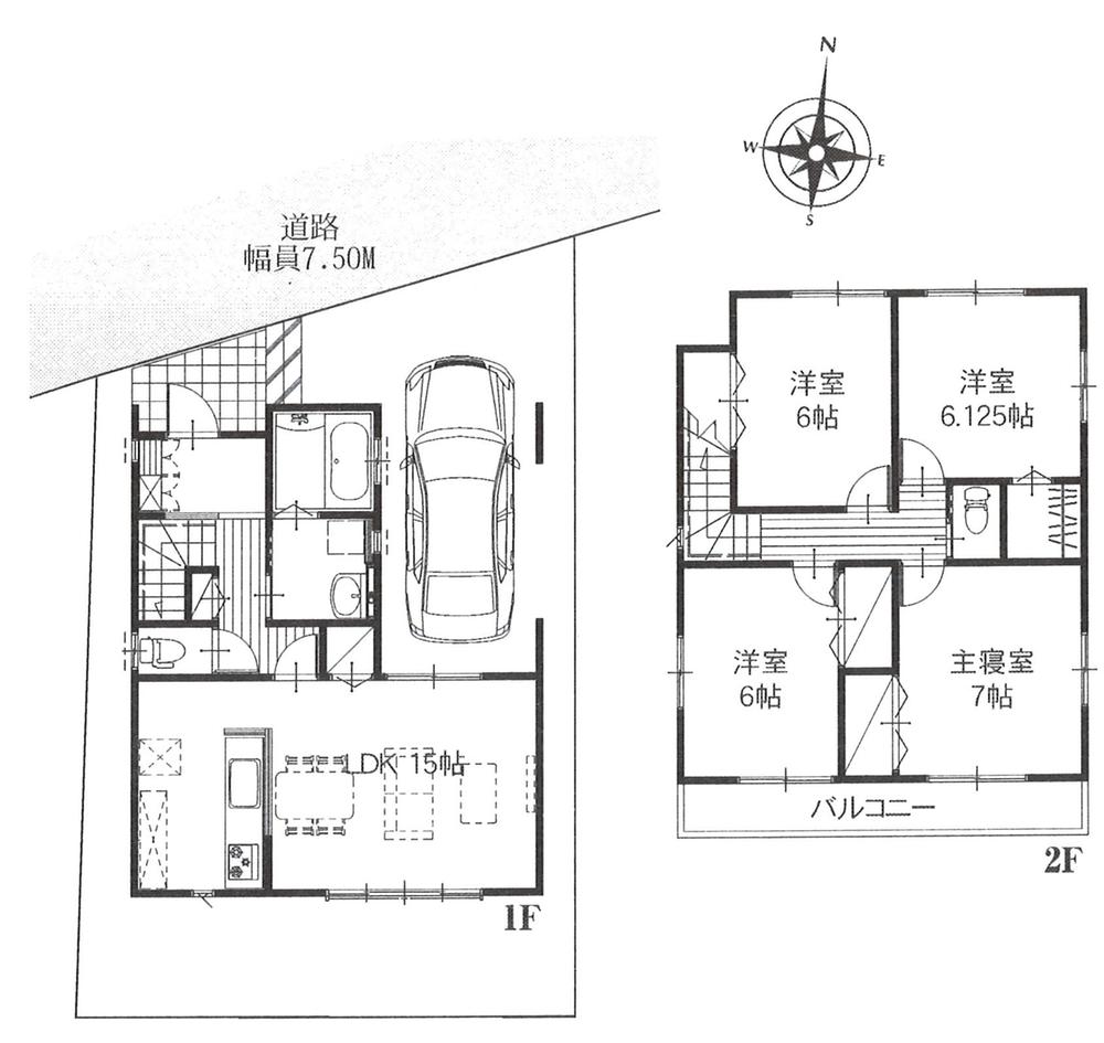 Floor plan. 17,900,000 yen, 4LDK, Land area 99.06 sq m , Building area 97.5 sq m