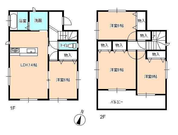 Floor plan. (1), Price 25,800,000 yen, 4LDK, Land area 123.1 sq m , Building area 93.98 sq m