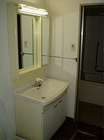 Washroom. Morning of dressing a strong ally!
