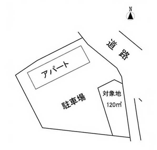 Compartment figure. Land price 14.5 million yen, Land area 120 sq m