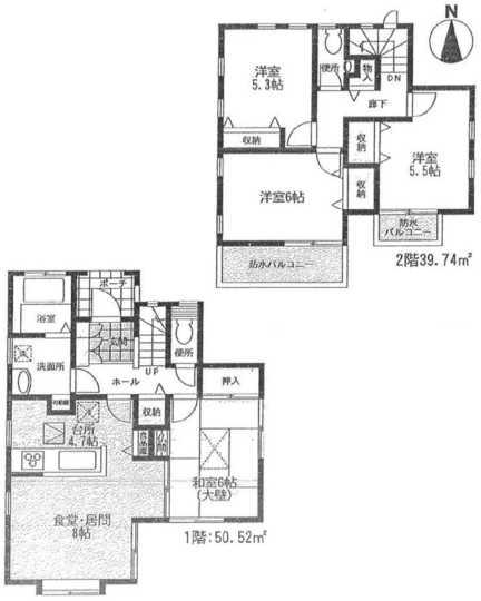Floor plan. 17.8 million yen, 4LDK, Land area 118.05 sq m , Building area 90.26 sq m