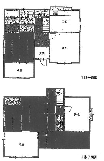 Floor plan. 15.4 million yen, 5LDK + S (storeroom), Land area 106.06 sq m , Building area 105.75 sq m
