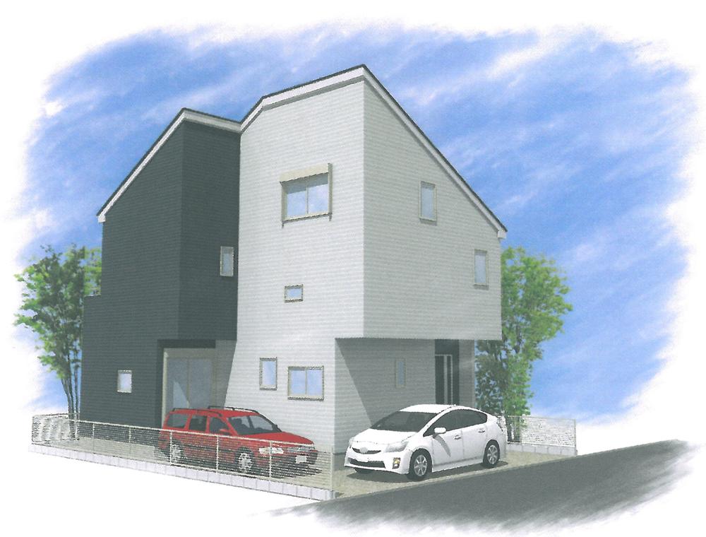 Building plan example (Perth ・ appearance). Building plan example (No. 5 locations) Building Price      13.5 million yen, Building area 99.36 sq m
