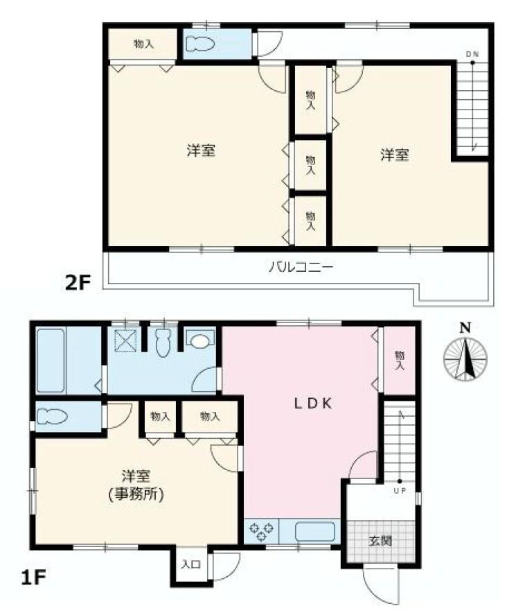 Floor plan. 49,800,000 yen, 3LDK, Land area 317.77 sq m , Building area 128 sq m