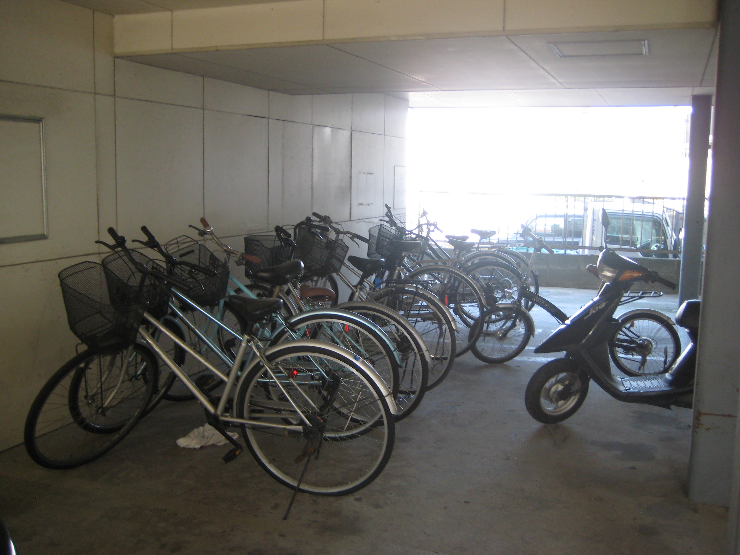 Other common areas. Bicycle-parking space