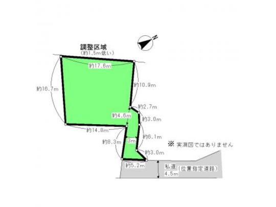 Compartment figure. The shape of the site will spread the countryside and exit from the passage portion in this land.