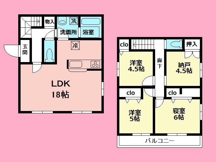 Floor plan. (7 Building), Price 29,800,000 yen, 3LDK+S, Land area 100.04 sq m , Building area 90.72 sq m