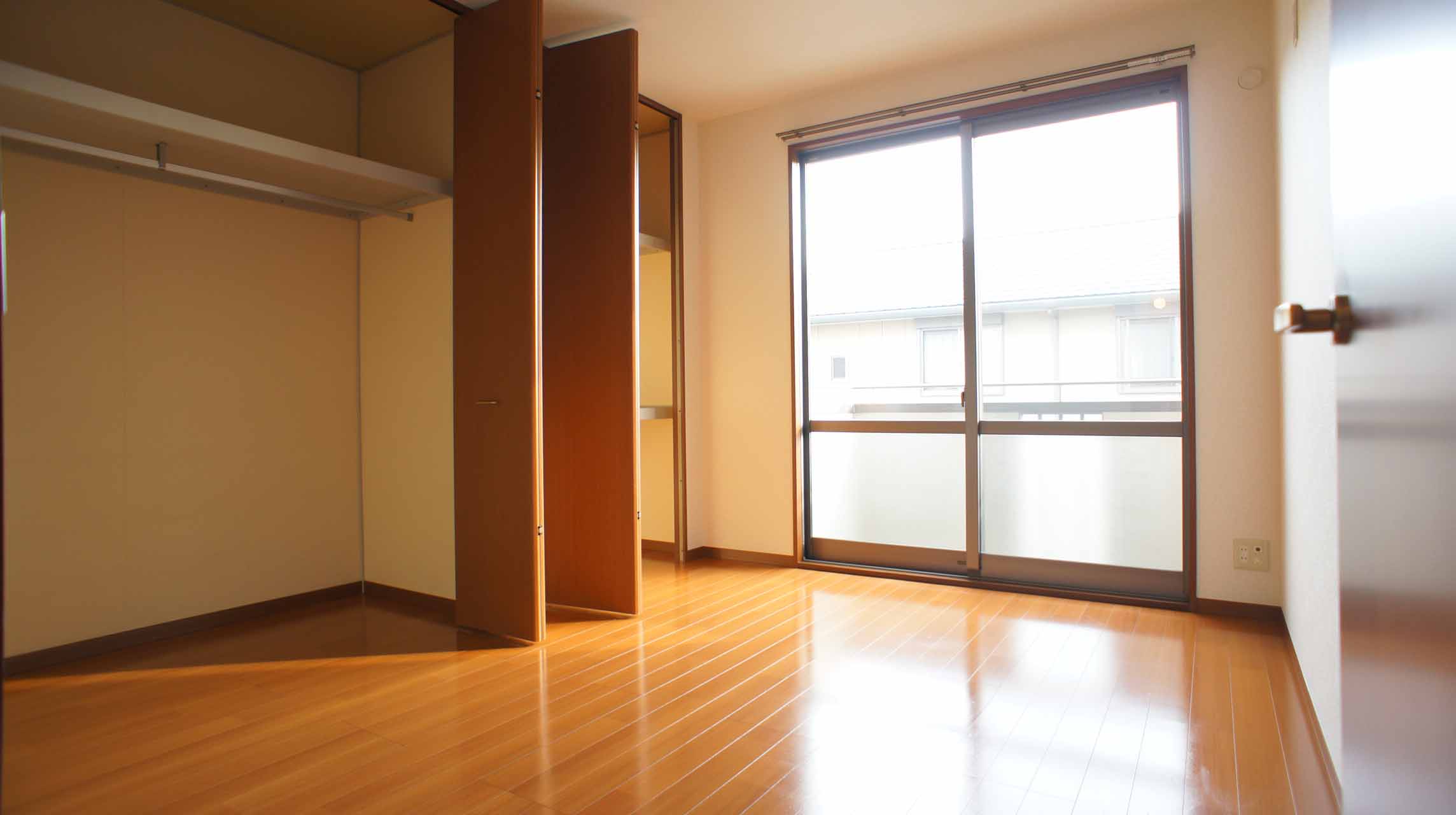 Living and room. South-facing 6 Pledge of Western-style Akinoko not calm grain interior of