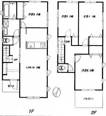 Floor plan. 32,800,000 yen, 4LDK, Land area 152.23 sq m , Building area 104.74 sq m