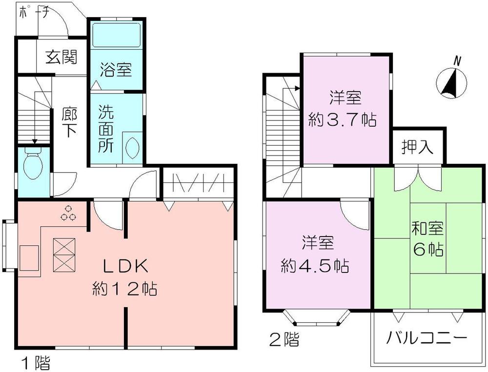 Floor plan. 17.8 million yen, 3LDK, Land area 81.49 sq m , Building area 64.99 sq m