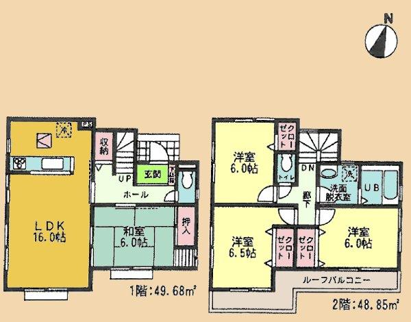Floor plan. (11 Building), Price 29,800,000 yen, 4LDK, Land area 110.11 sq m , Building area 98.53 sq m