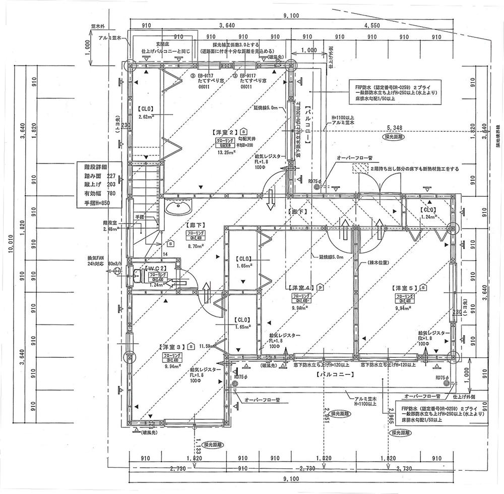 Floor plan. 41,800,000 yen, 5LDK, Land area 137 sq m , Building area 122.55 sq m 2 floor / Western-style 6 Pledge × 3, Western-style 8 tatami × 1
