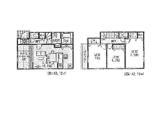 Floor plan. 25,800,000 yen, 3LDK, Land area 100.28 sq m , Building area 84.24 sq m floor plan