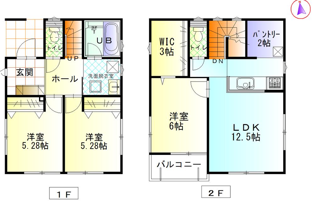 Floor plan. 23.8 million yen, 3LDK, Land area 81.82 sq m , Building area 86.94 sq m