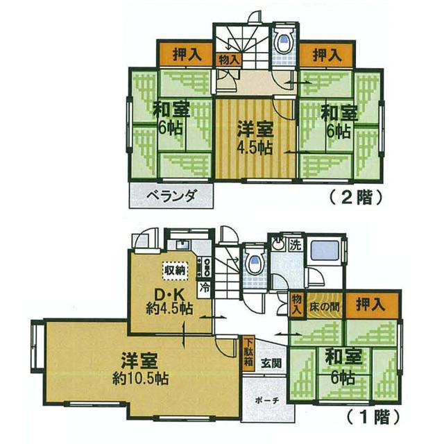 Floor plan. 19 million yen, 5DK, Land area 150 sq m , Building area 87.77 sq m