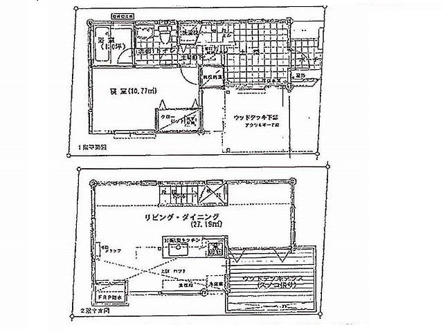 Floor plan. 24,800,000 yen, 1LDK, Land area 62.58 sq m , Building area 62.3 sq m