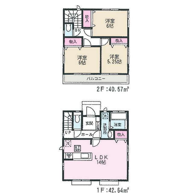 Floor plan. (C Building), Price 31,800,000 yen, 3LDK, Land area 100.62 sq m , Building area 83.21 sq m