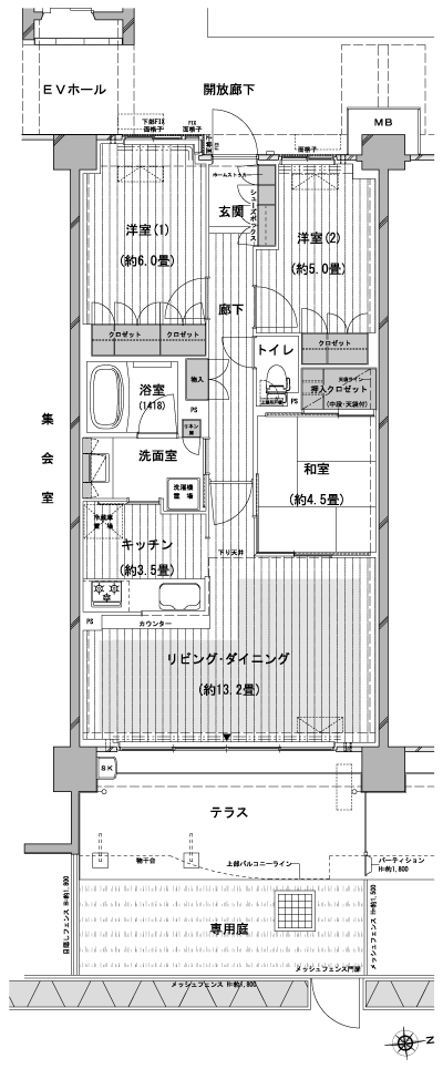 Floor: 3LDK, occupied area: 72.37 sq m, Price: TBD