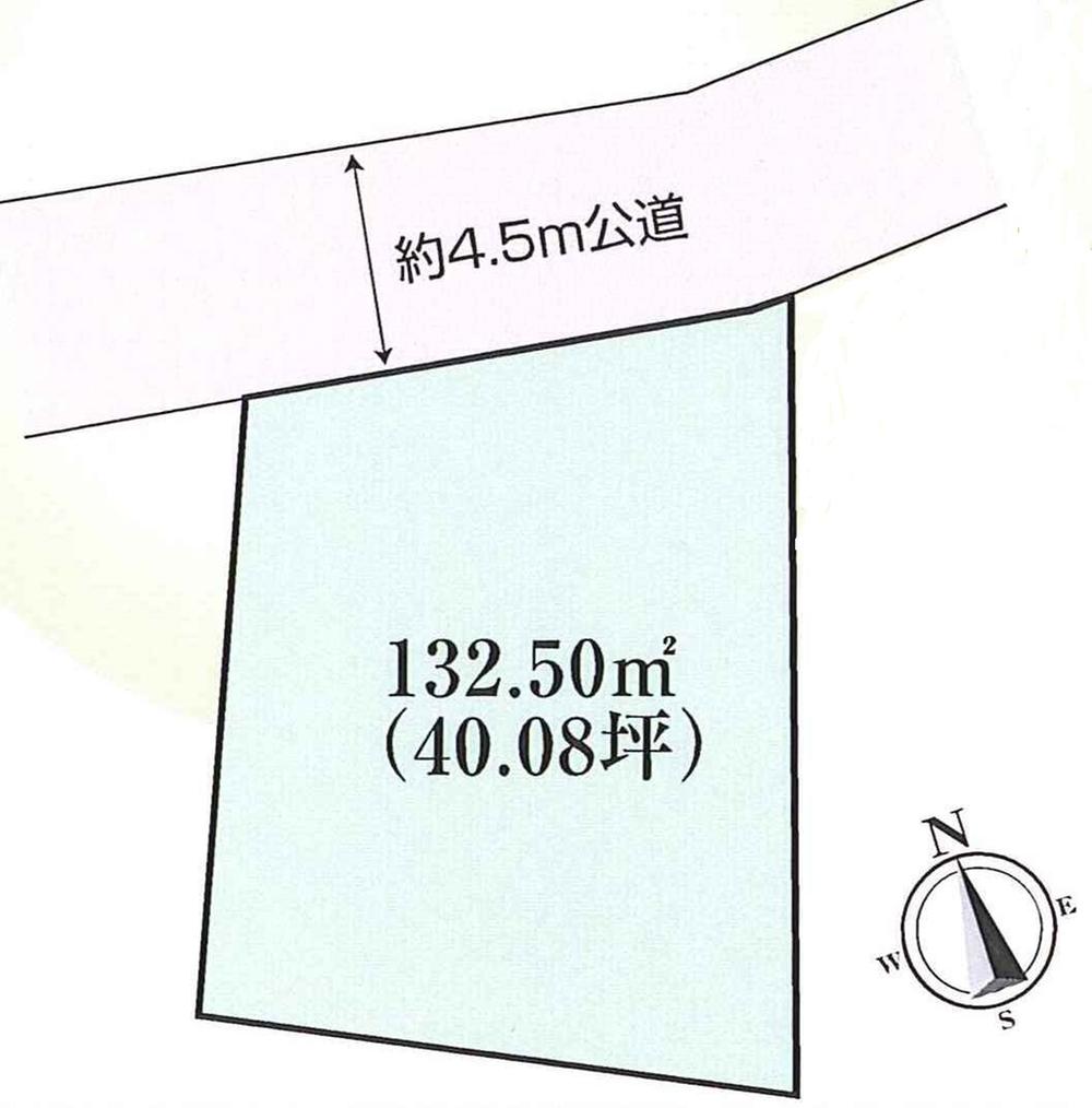 Compartment figure. Land price 23.8 million yen, Land area 132.5 sq m