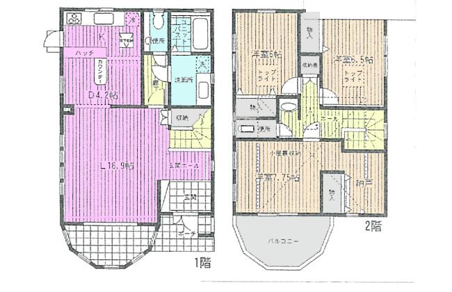 Floor plan. 26 million yen, 3LDK + S (storeroom), Land area 152.67 sq m , Building area 118.16 sq m