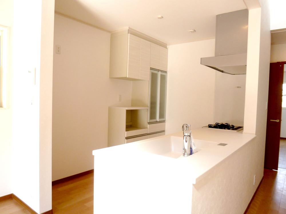 Kitchen. Kitchen with a clean sense of the white tones.
